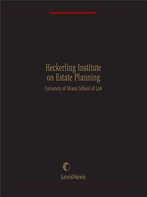 cover image of 47th Annual Heckerling Institute on Estate Planning